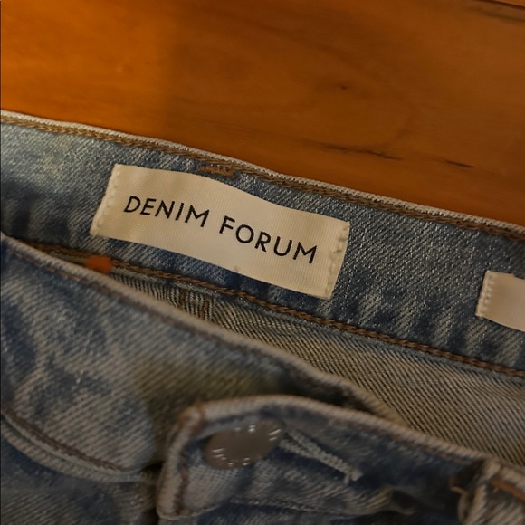 Denim Forum The Arlo Hi-Rise Straight Jean - Picture 3 of 4